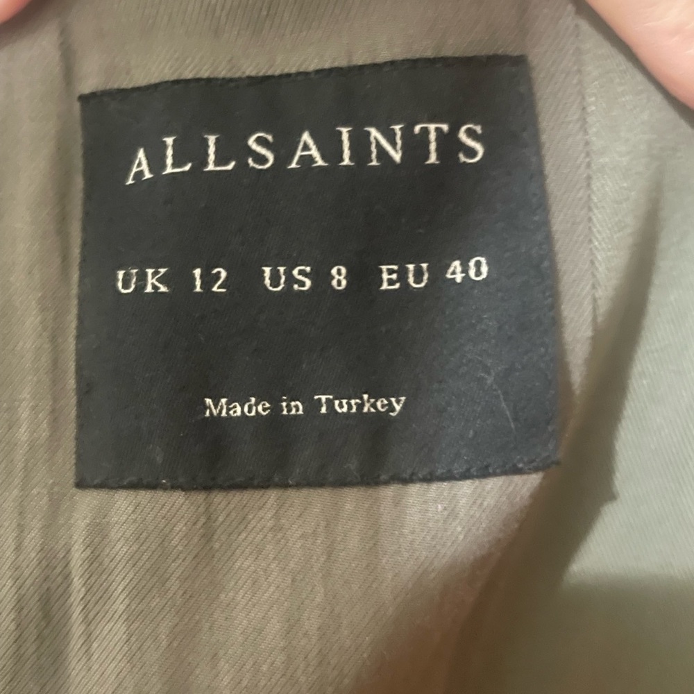 ALLSAINTS jacket. Used - perfect condition . Free smoke house .